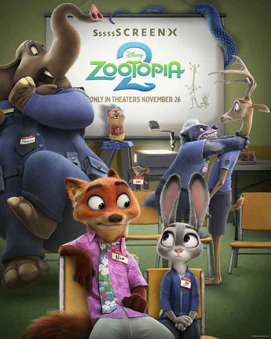 《疯狂动物城2》海报高清壁纸分享，朱迪尼克归来