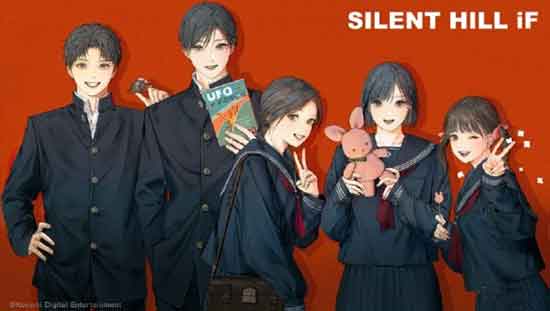 《寂静岭f》游戏特别插画，日常风主角团